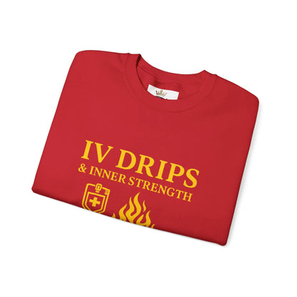 IV Drips & Inner Strength Premium Unisex Nurse Sweatshirt | Couture Envy Printify