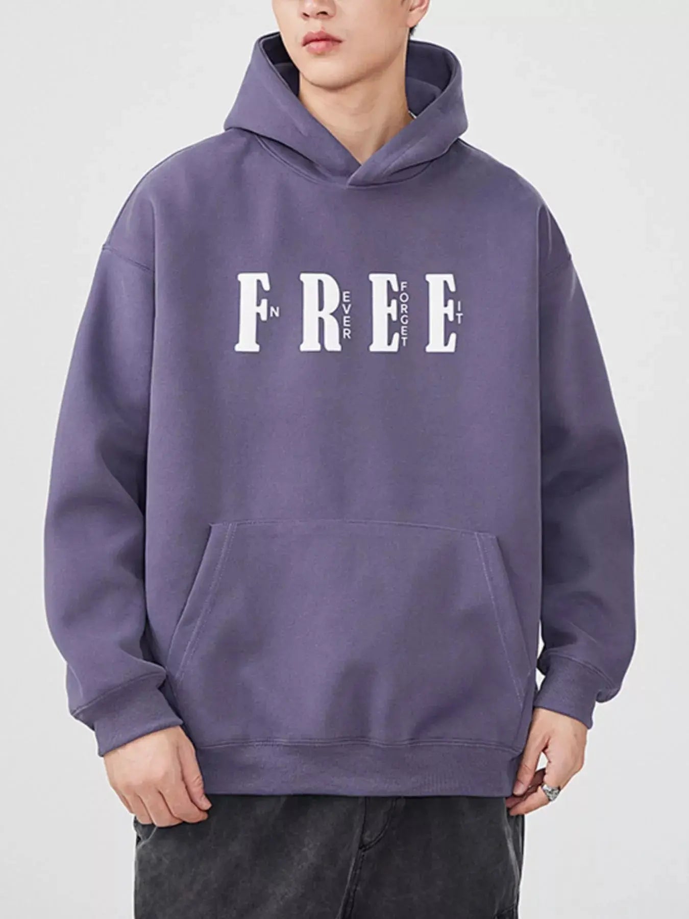 Men's Plus Size Drop Shoulder Kangaroo Pocket Hoodie – Hoodies | Couture Envy