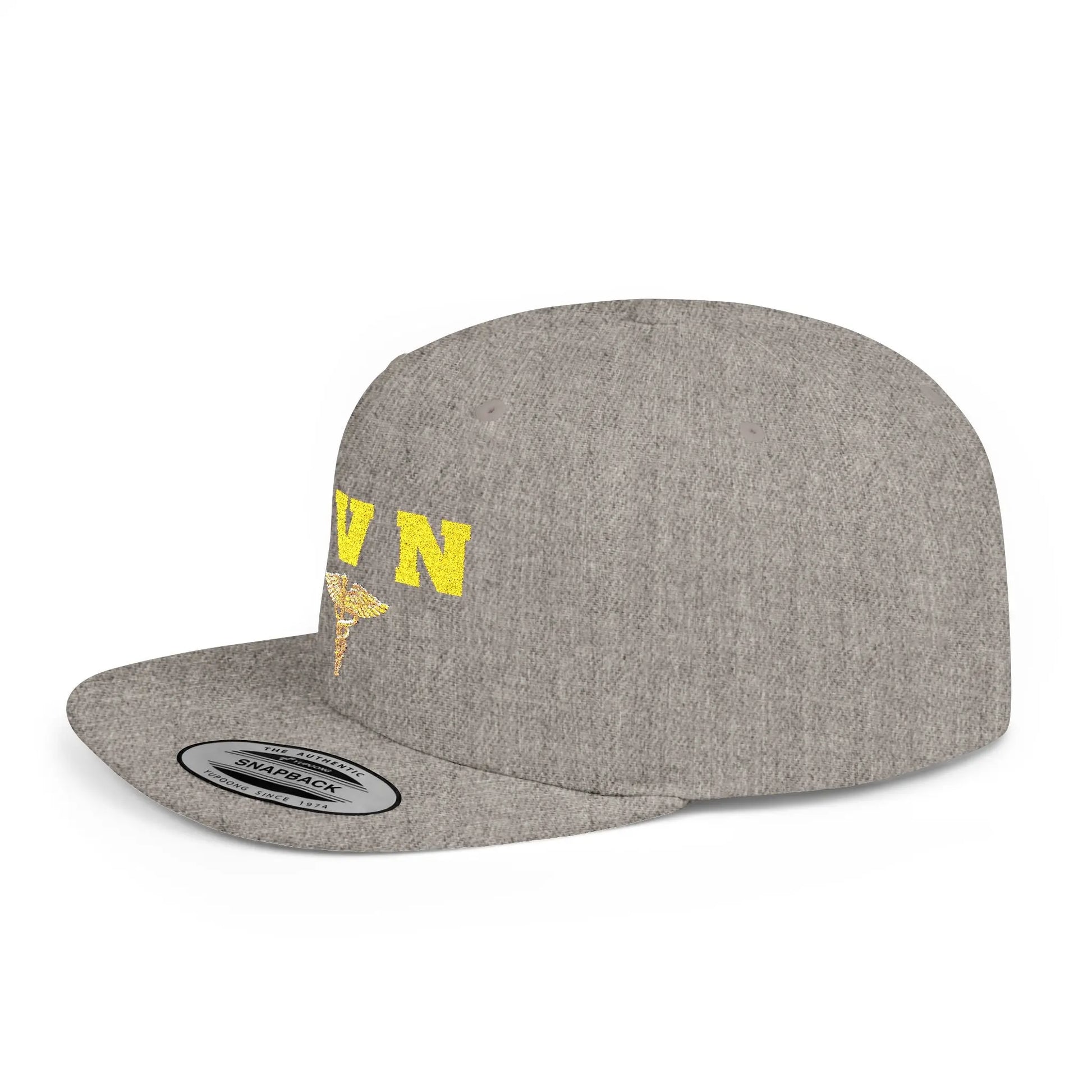 LVN Flat Bill Snapback Hat | Couture Envy Printify