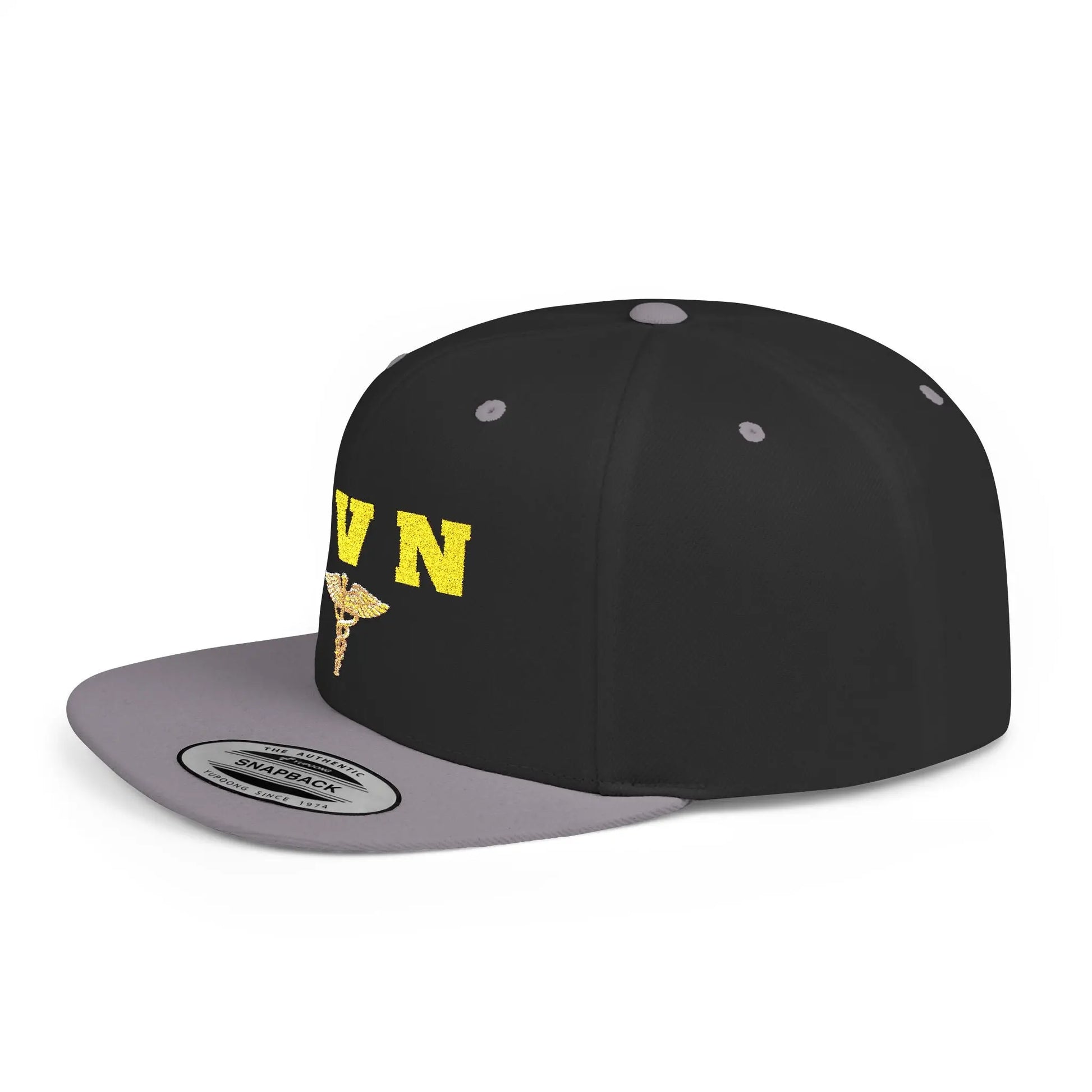 LVN Flat Bill Snapback Hat | Couture Envy Printify