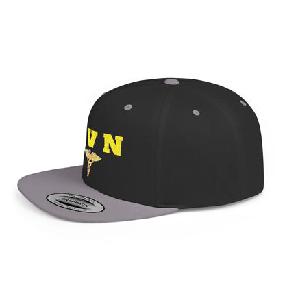 LVN Flat Bill Snapback Hat | Couture Envy Printify