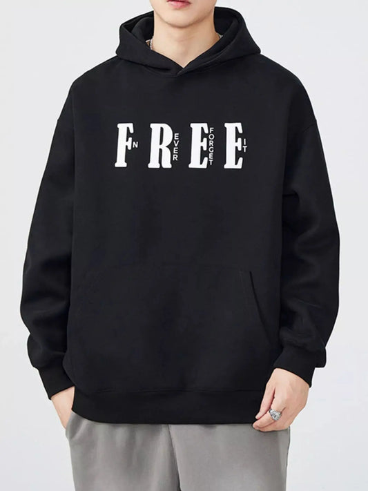 Men's Plus Size Drop Shoulder Kangaroo Pocket Hoodie – Hoodies | Couture Envy
