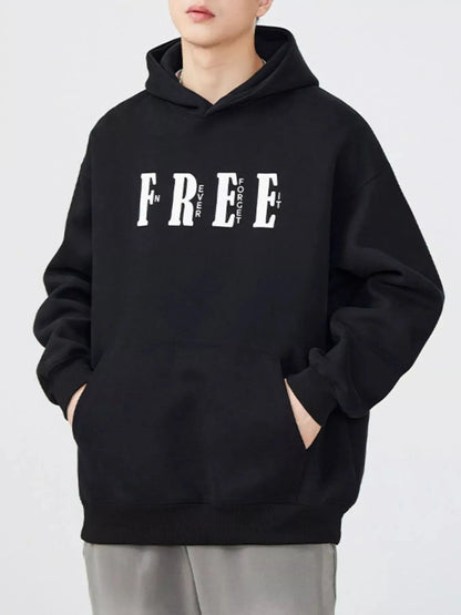 Men's Plus Size Drop Shoulder Kangaroo Pocket Hoodie – Hoodies | Couture Envy