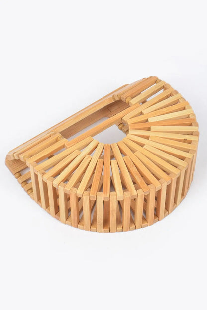 Bamboo Oversized Chain Bag - Couture Envy