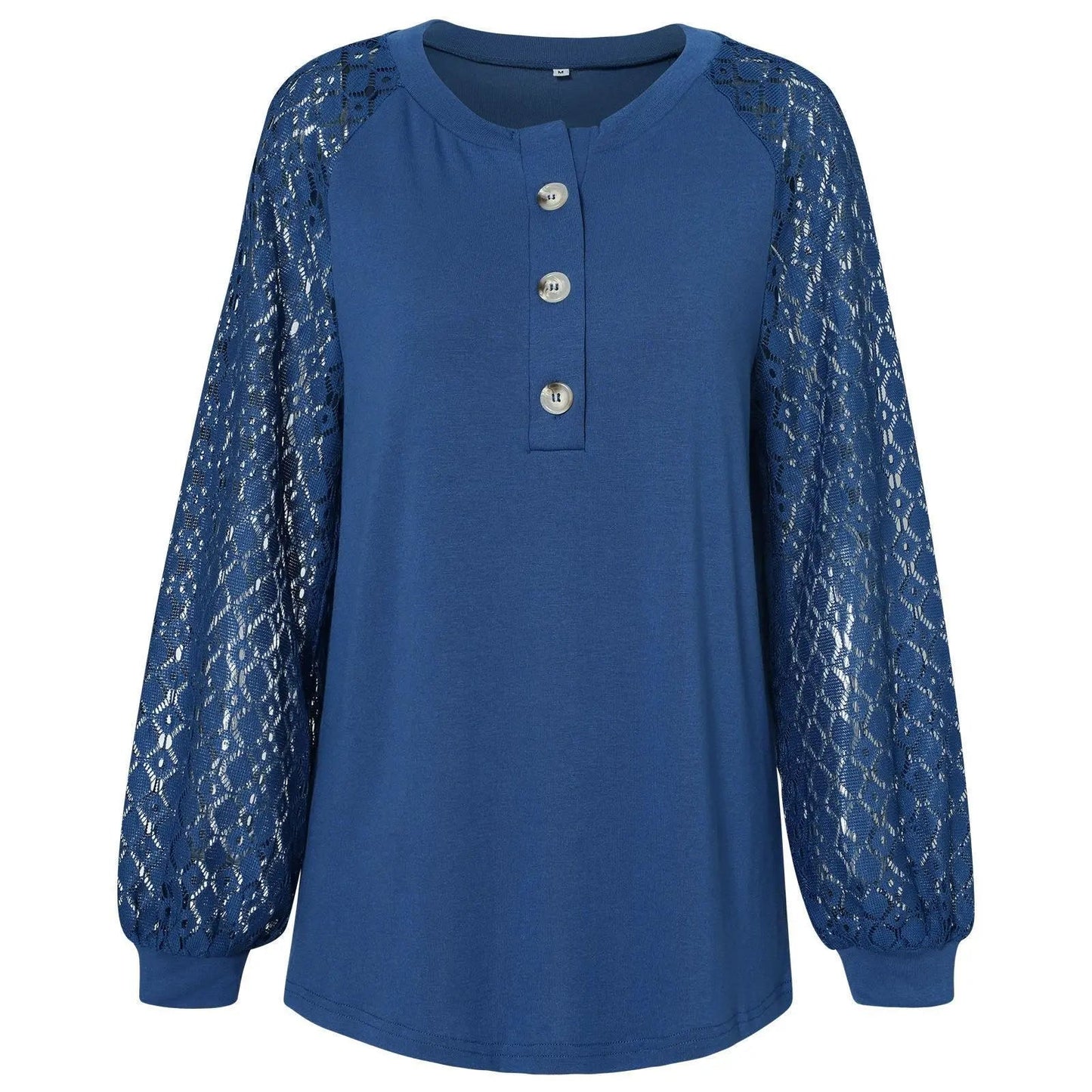 Casual Lace Button Top Women - Couture Envy