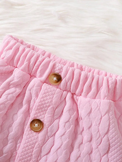 Children's Lace Detail Top and Skirt Set - Couture Envy