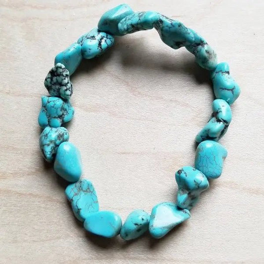 Chunky Turquoise Bracelet - Couture Envy