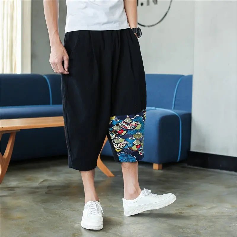 Cotton Linen Harem Pants - Couture Envy