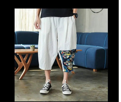 Cotton Linen Harem Pants - Couture Envy