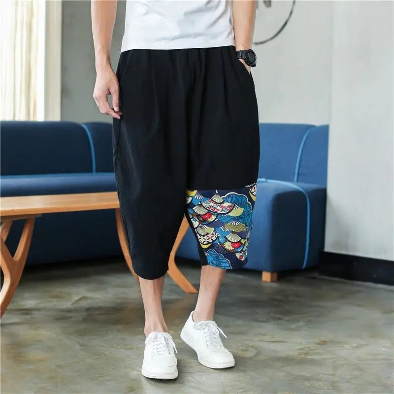 Cotton Linen Harem Pants - Couture Envy