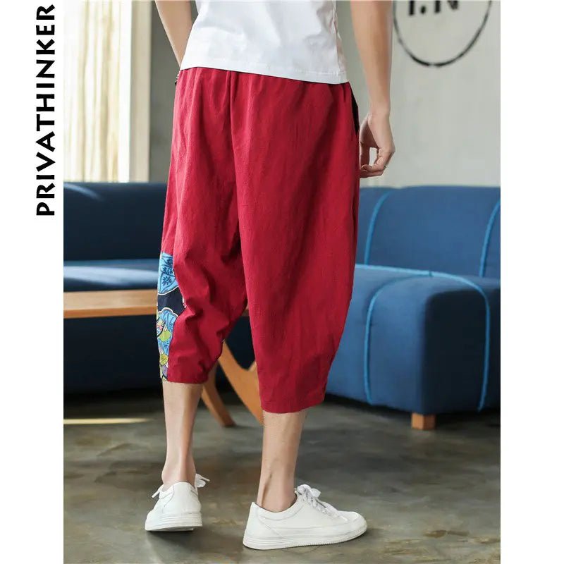 Cotton Linen Harem Pants - Couture Envy