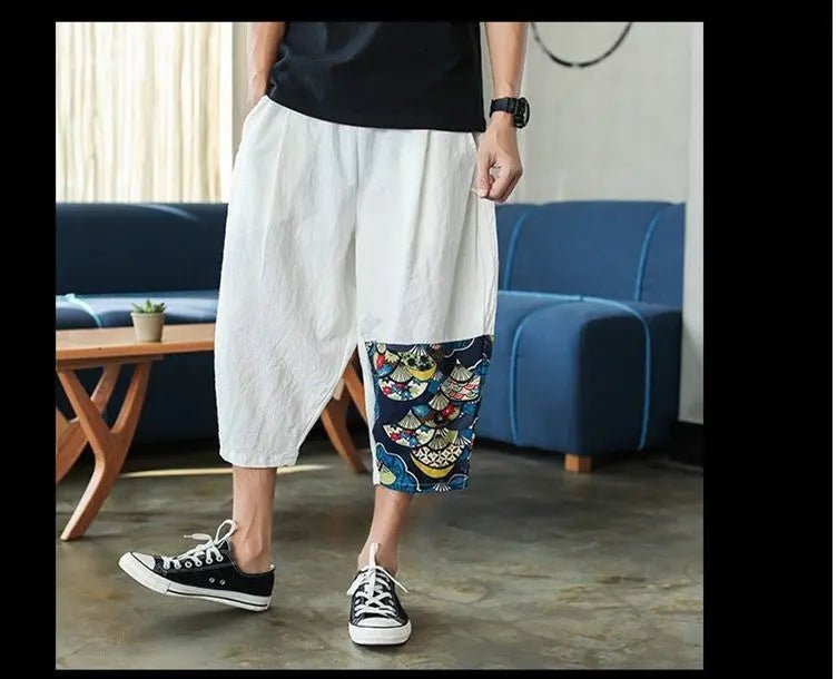 Cotton Linen Harem Pants - Couture Envy