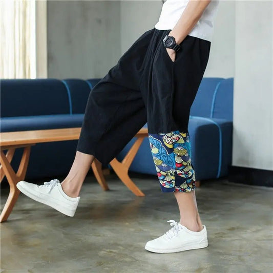 Cotton Linen Harem Pants - Couture Envy