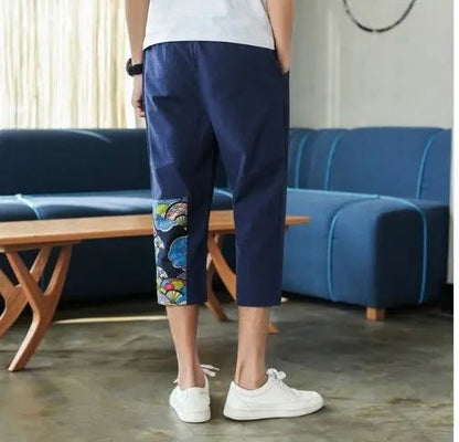 Cotton Linen Harem Pants - Couture Envy