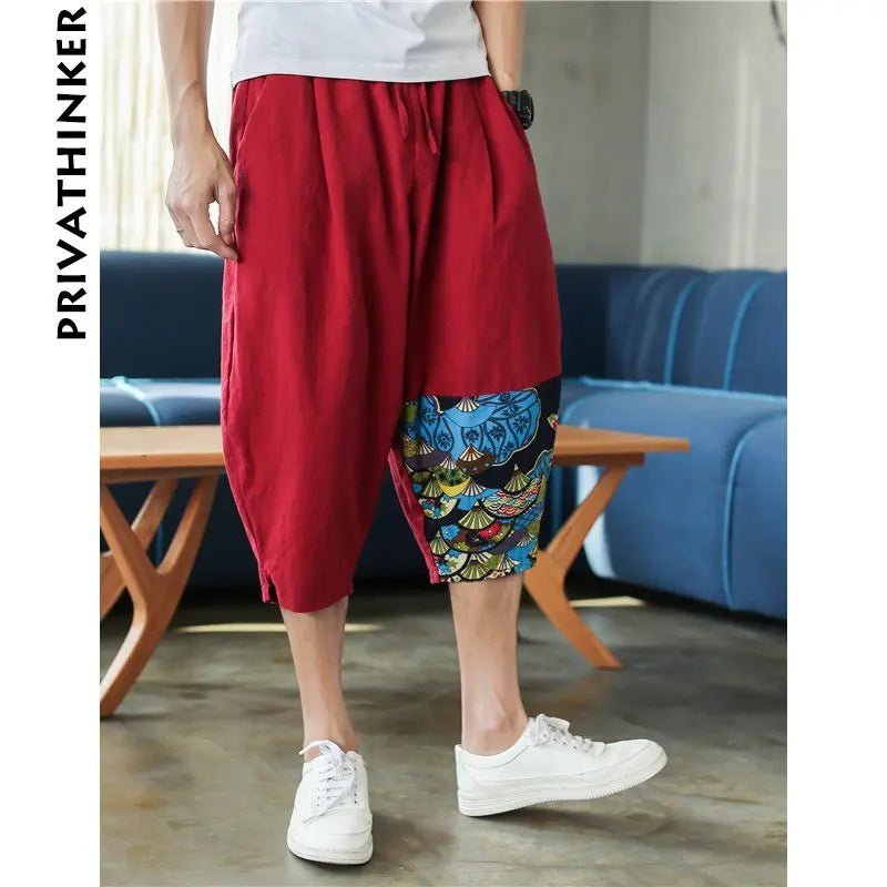 Cotton Linen Harem Pants - Couture Envy