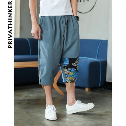 Cotton Linen Harem Pants - Couture Envy