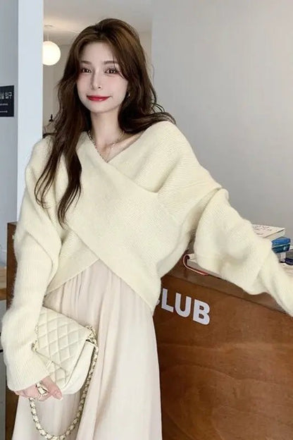 Fashion Winter Slouchy Top Woman - Couture Envy