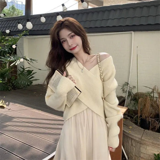 Fashion Winter Slouchy Top Woman - Couture Envy