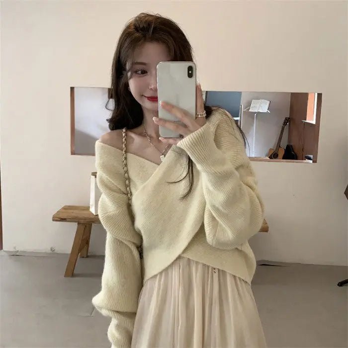 Fashion Winter Slouchy Top Woman - Couture Envy