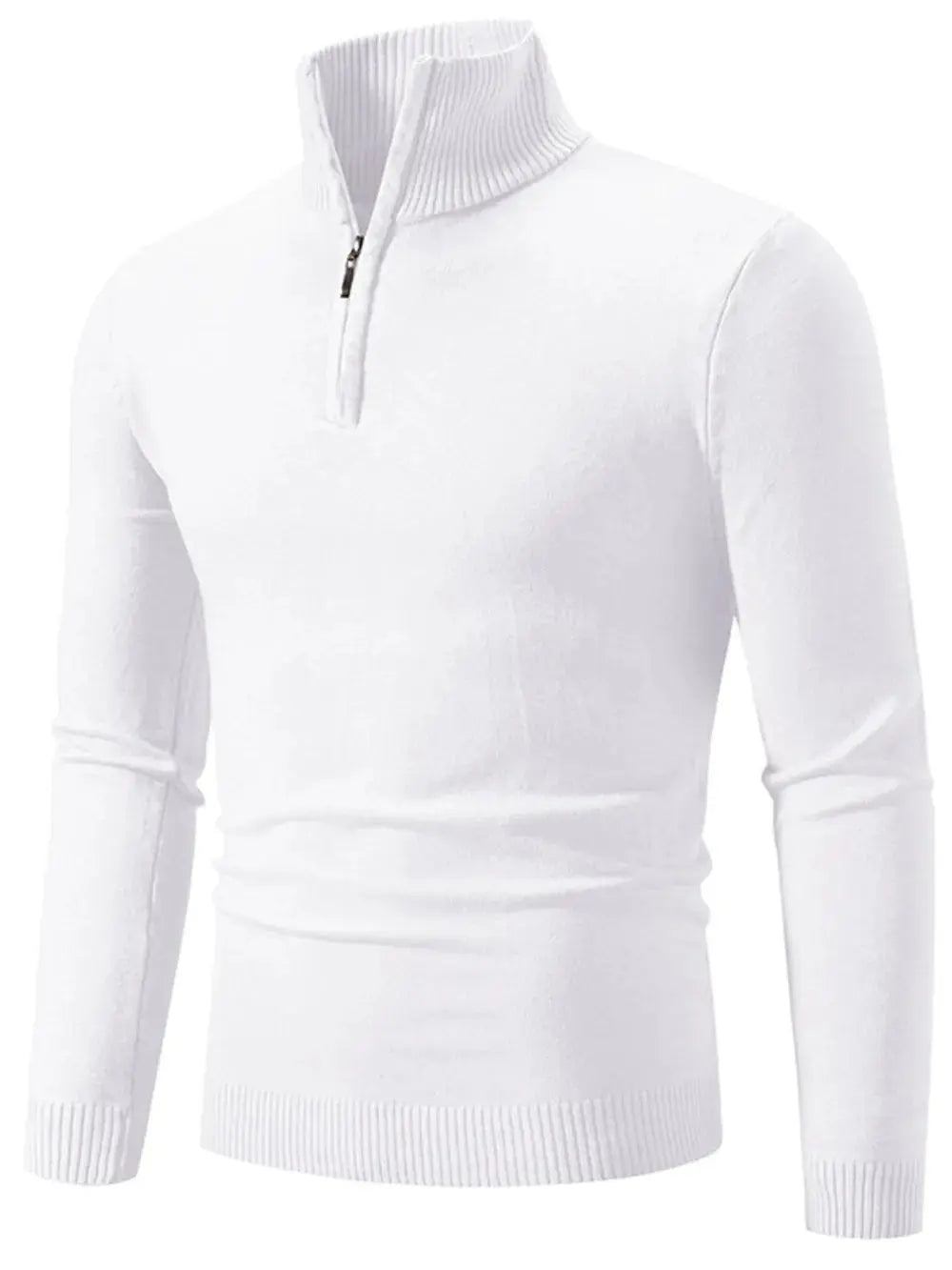 Men's Plus Size Quarter Zip Long Sleeve Sweater – Sweaters | Couture Envy