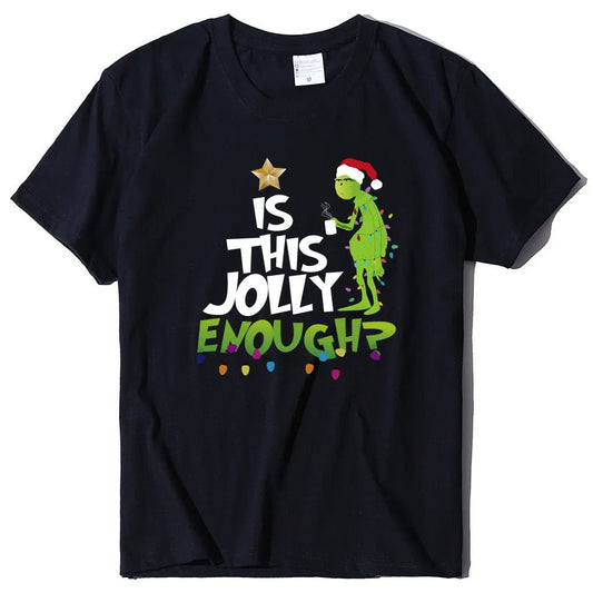 Green Man English Printed Short Sleeve T-shirt - Couture Envy