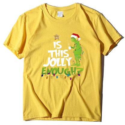 Green Man English Printed Short Sleeve T-shirt - Couture Envy