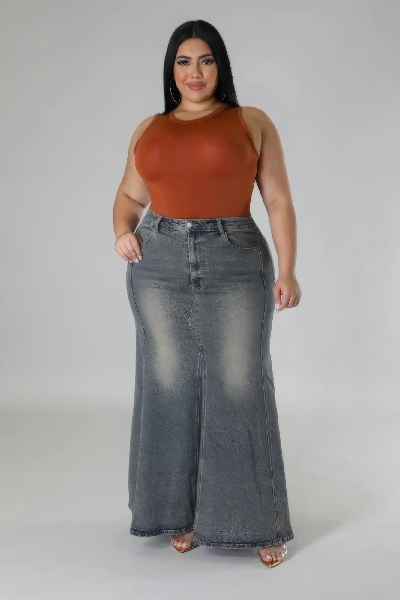 High - waisted Stretch Skirt - Couture Envy