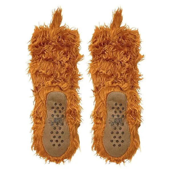 Highland Cattel - Kids' Plush Animal Slipper Socks - Couture Envy