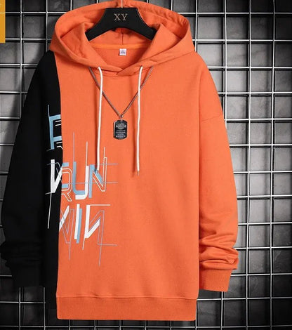 Hip Hop Alphabet Korean Hoodie Man - Couture Envy