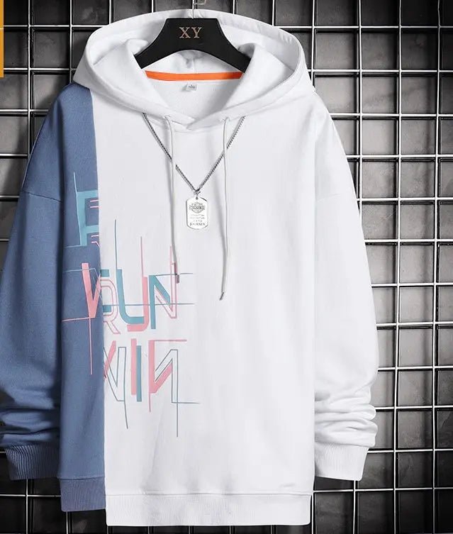 Hip Hop Alphabet Korean Hoodie Man - Couture Envy