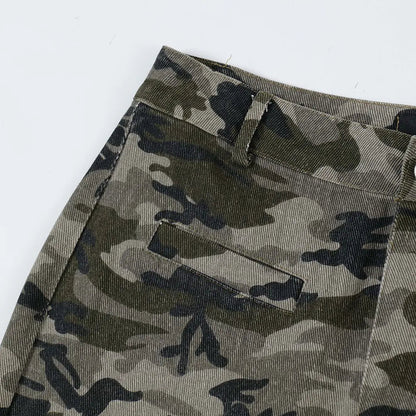 Men American Retro Camouflage Bell - bottom - Couture Envy