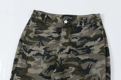 Men American Retro Camouflage Bell - bottom - Couture Envy