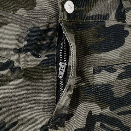 Men American Retro Camouflage Bell - bottom - Couture Envy