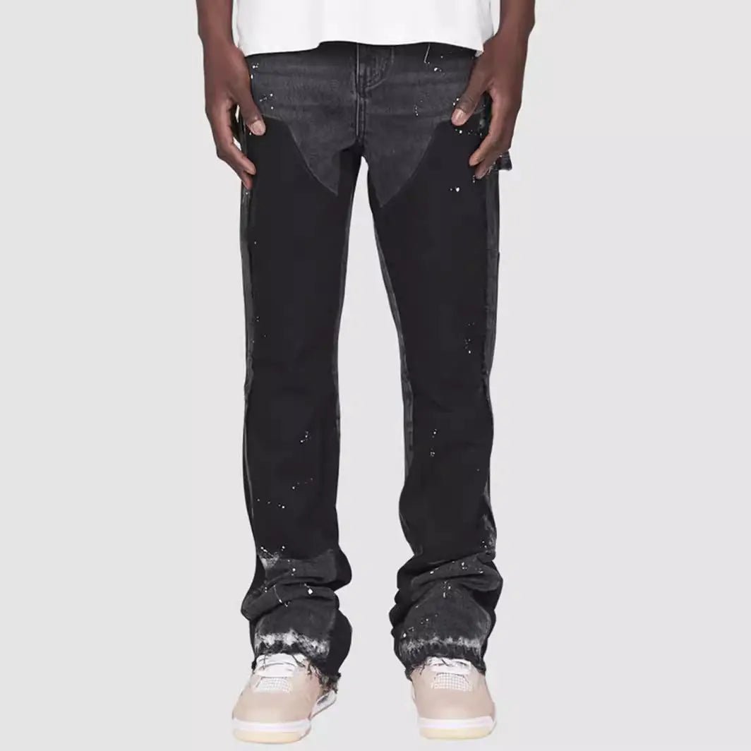 Men's Denim Laminated Bell - bottom - Couture Envy