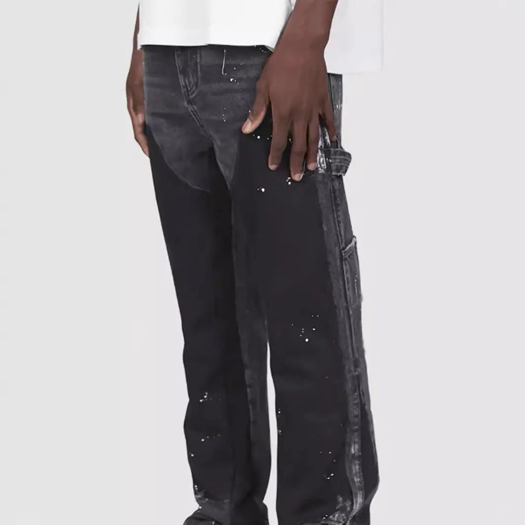 Men's Denim Laminated Bell - bottom - Couture Envy