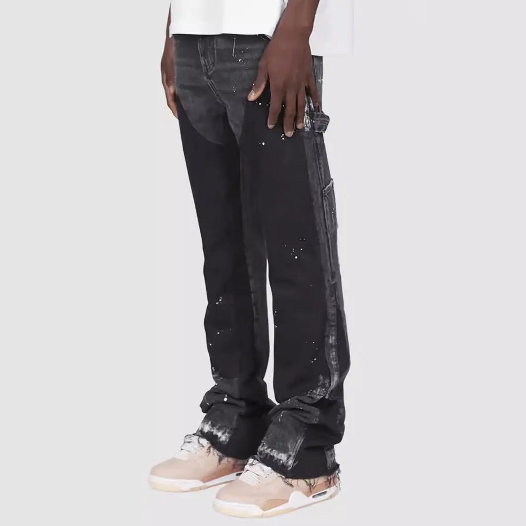 Men's Denim Laminated Bell - bottom - Couture Envy