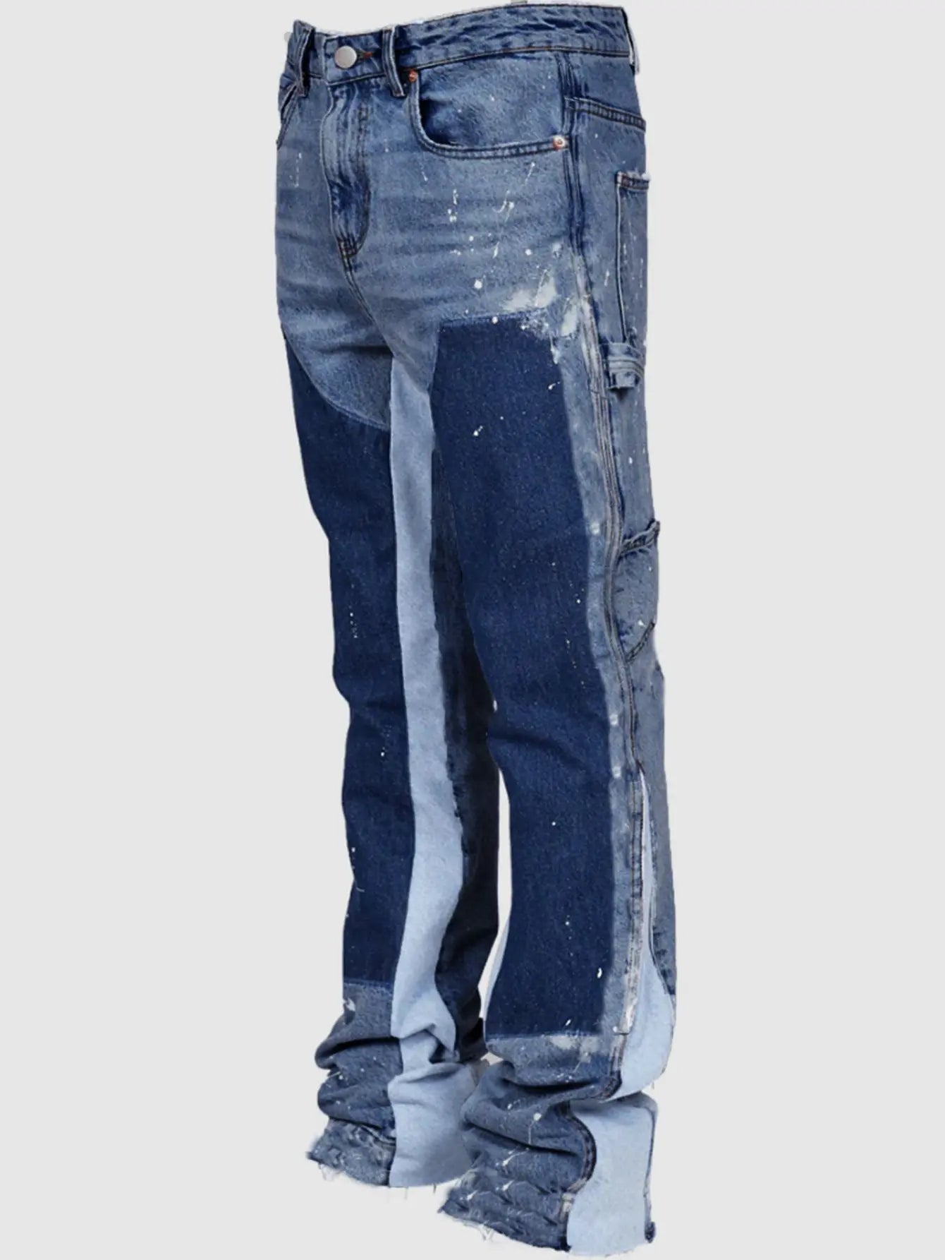 Men's Denim Laminated Bell - bottom - Couture Envy