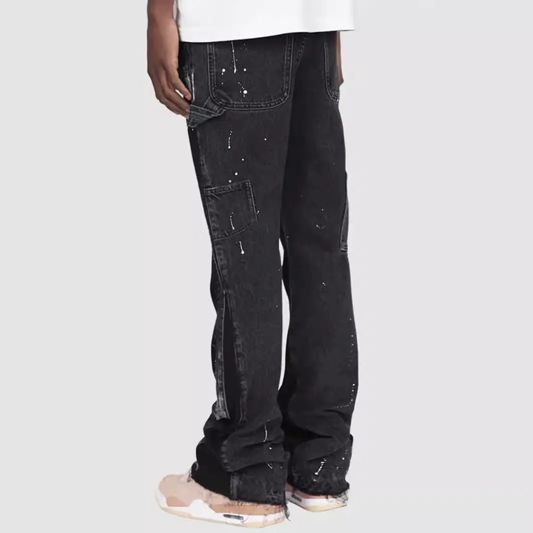 Men's Denim Laminated Bell - bottom - Couture Envy