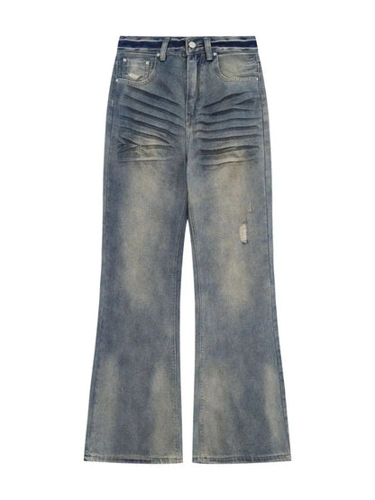 Men's Distressed Wide Leg Jeans - Couture Envy