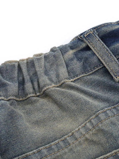 Men's Distressed Wide Leg Jeans - Couture Envy