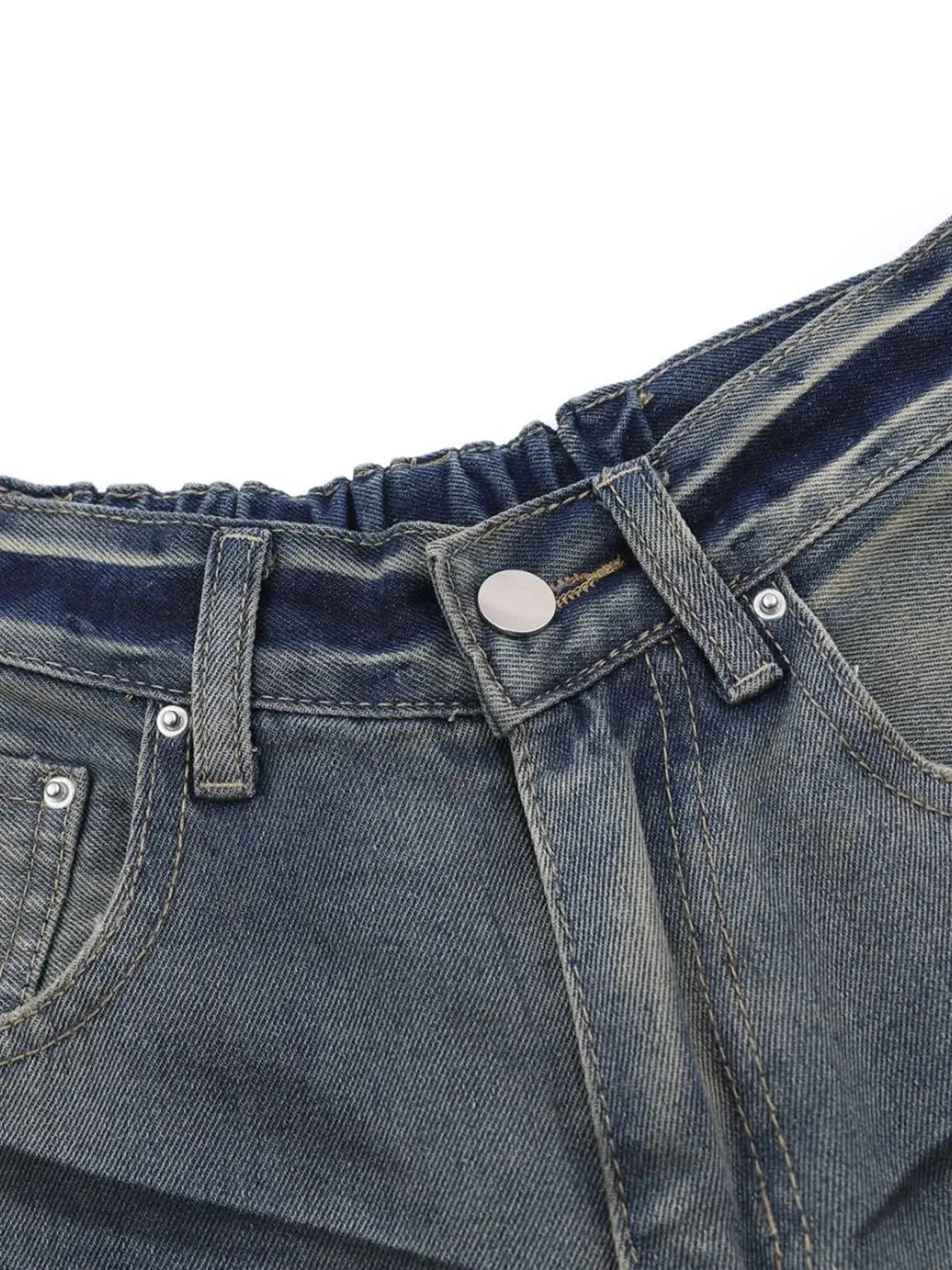 Men's Distressed Wide Leg Jeans - Couture Envy