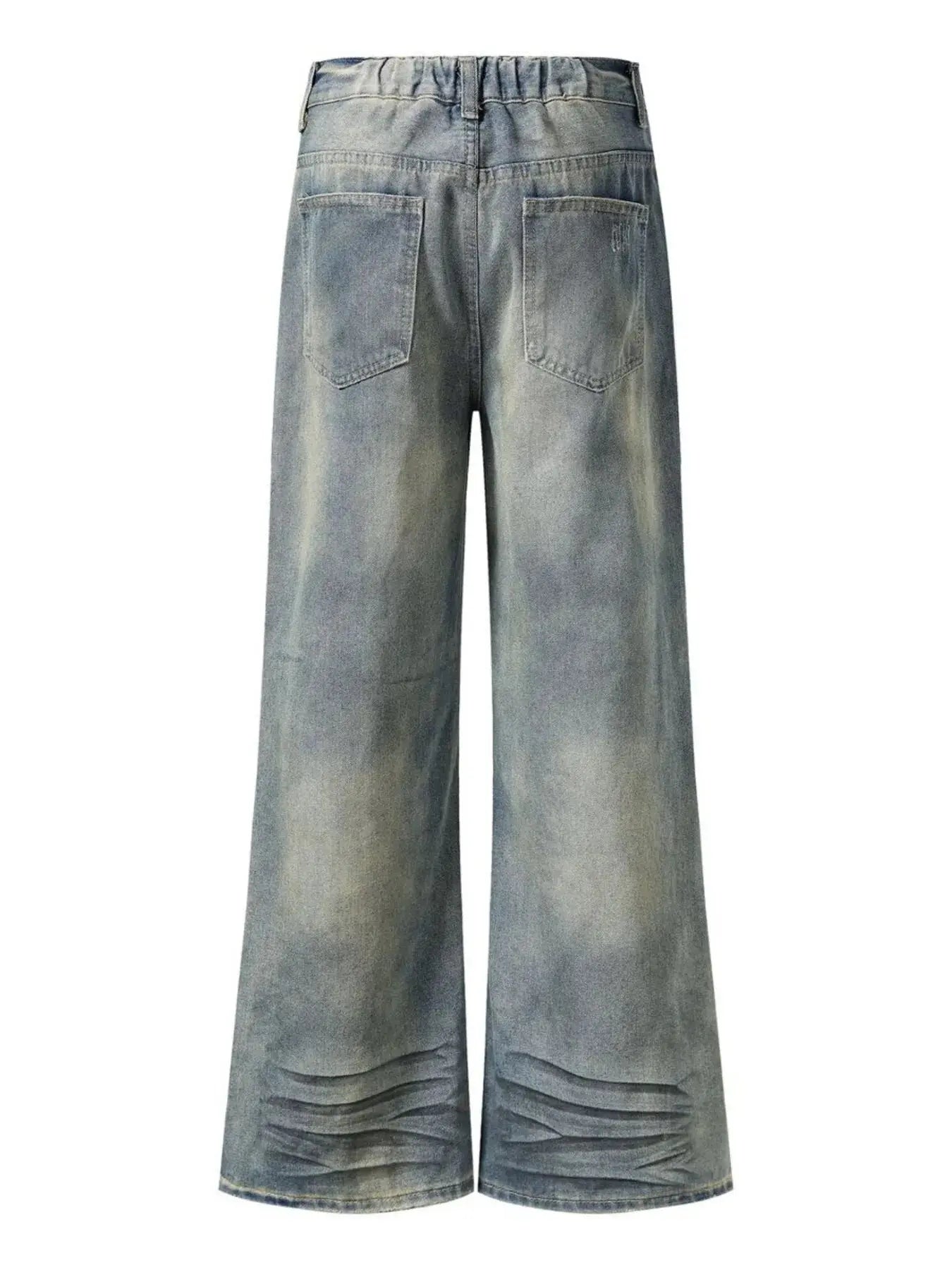 Men's Distressed Wide Leg Jeans - Couture Envy