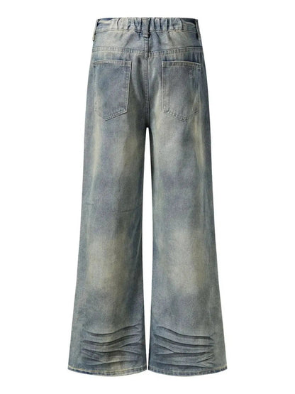 Men's Distressed Wide Leg Jeans - Couture Envy
