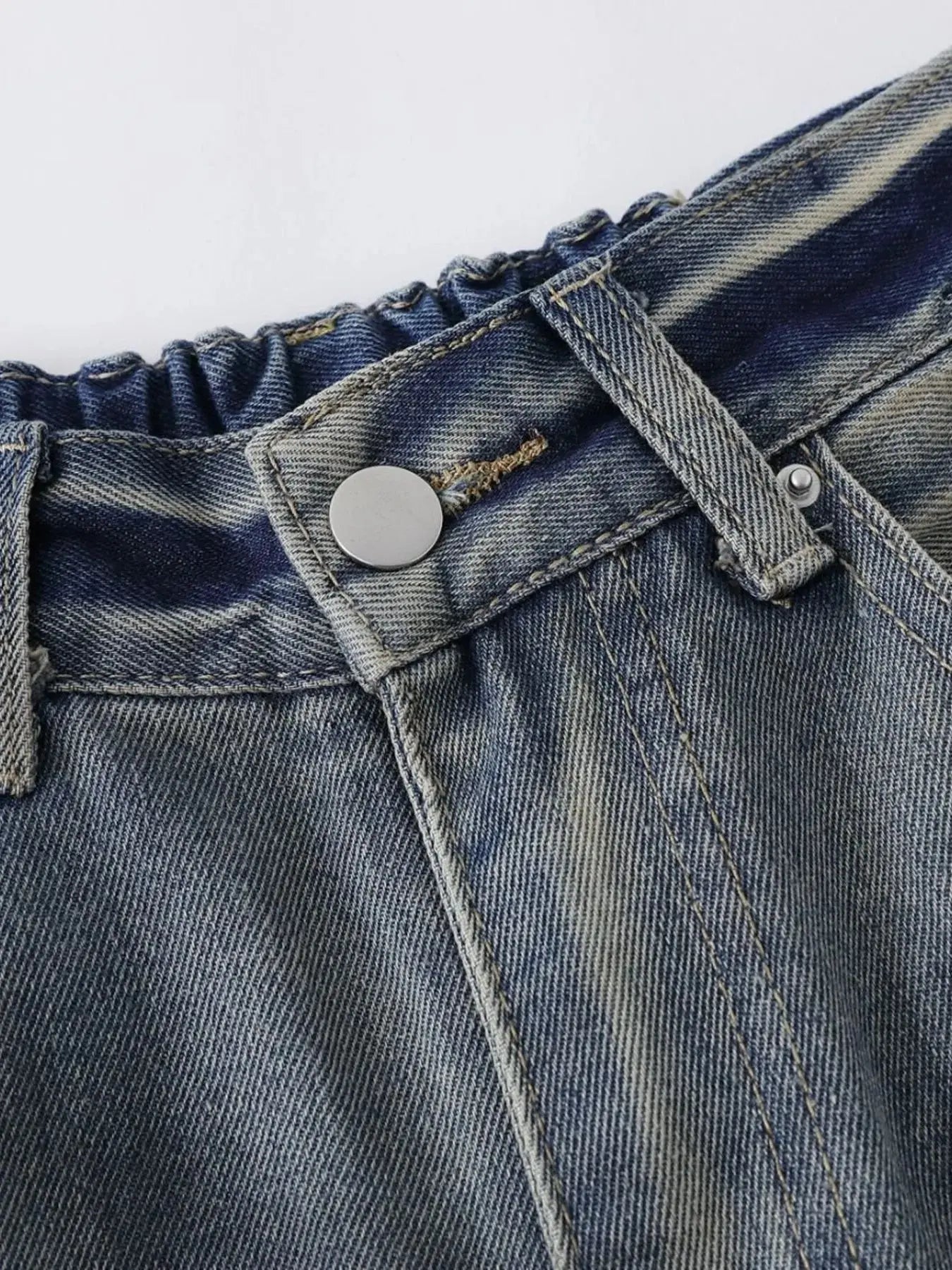 Men's Distressed Wide Leg Jeans - Couture Envy