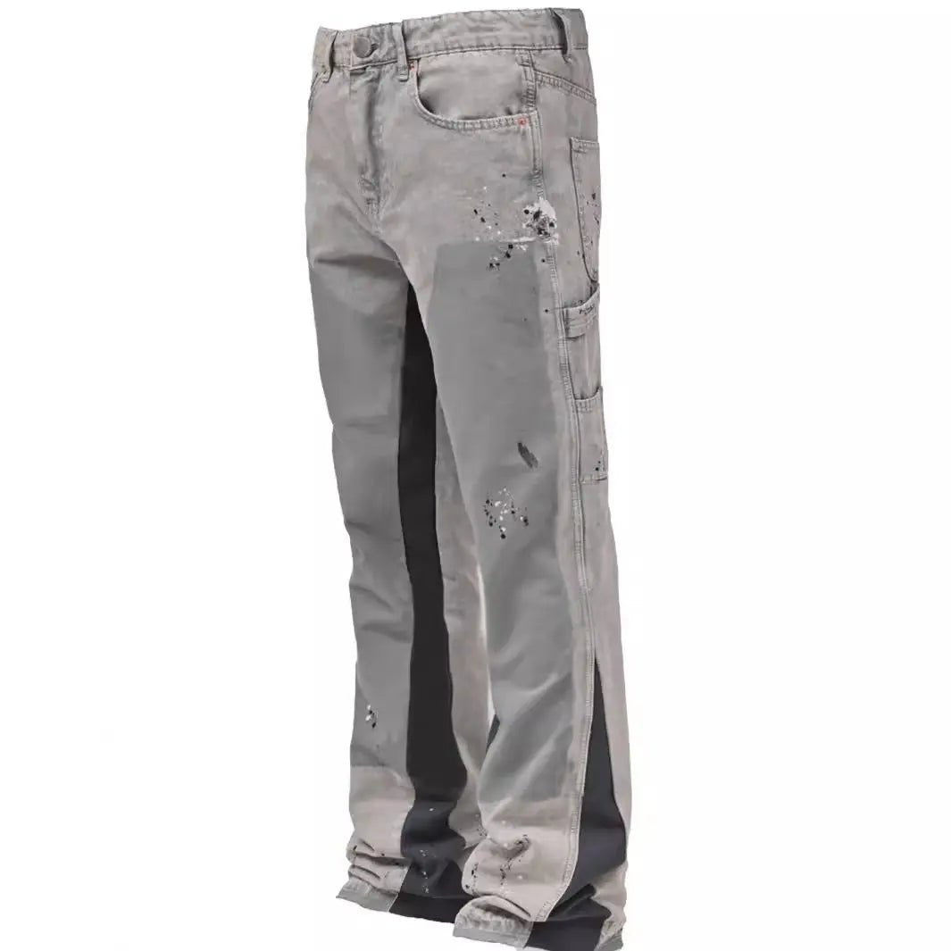 Men's Elastic Patch Denim - Couture Envy