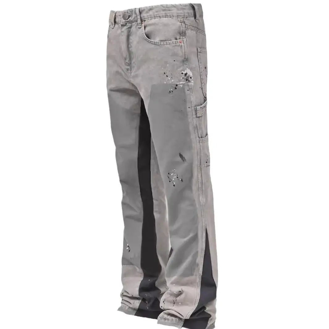 Men's Elastic Patch Denim - Couture Envy