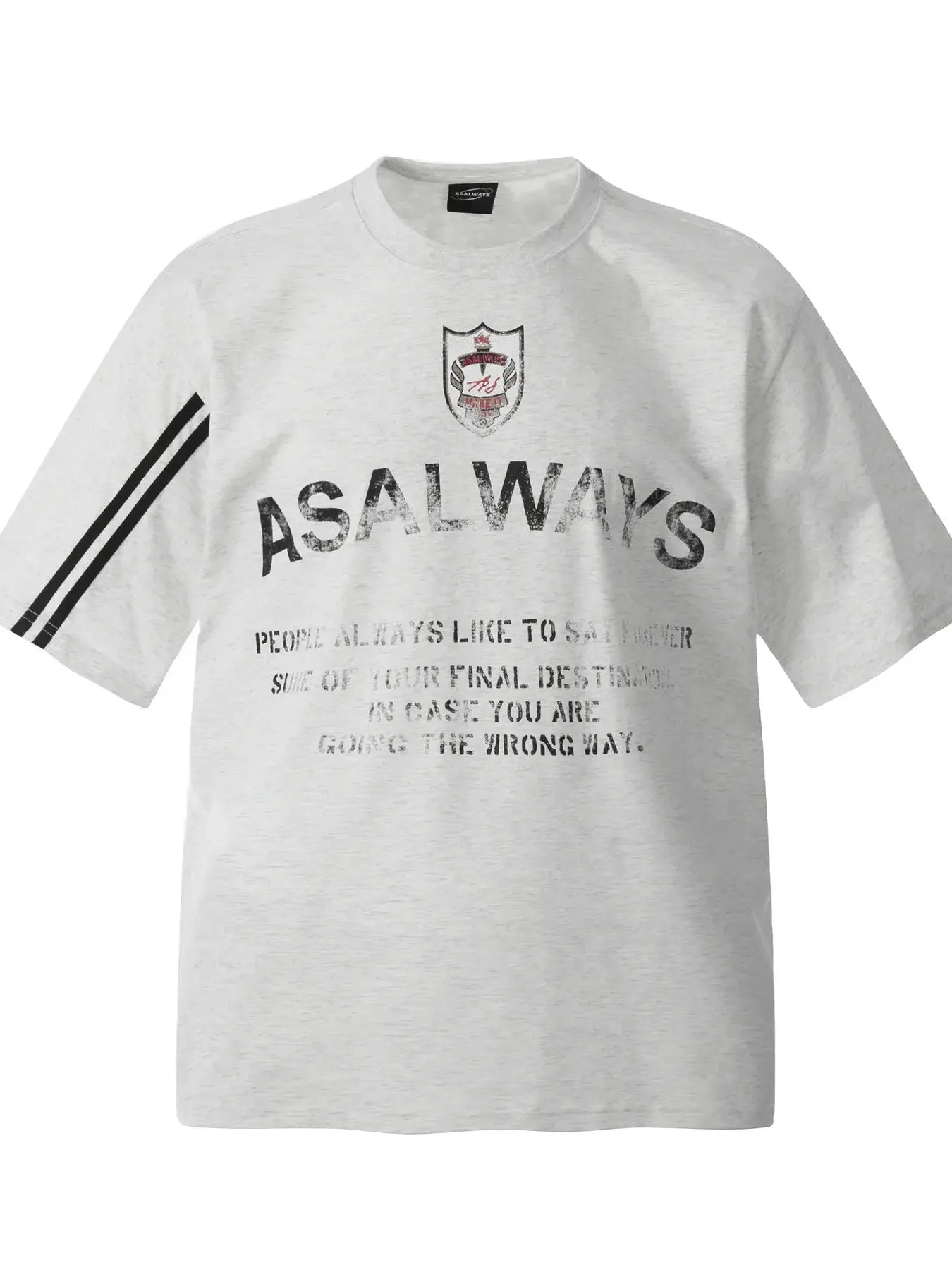 Men's Letter Round Neck Short Sleeve T-Shirt - Couture Envy