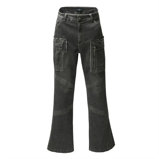 Men's Multi - pocket Bell - bottom Pants Jeans - Couture Envy