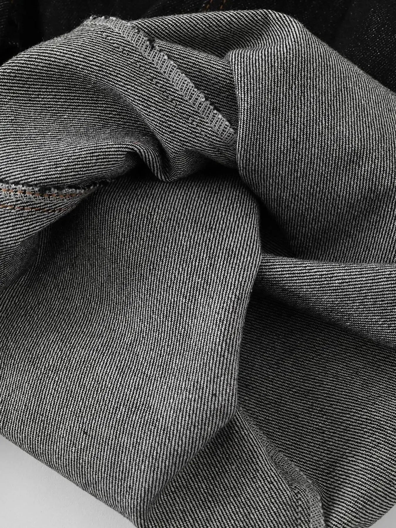 Men's Wide Leg Denim Shorts with Embroidered Pocket Detail - Couture Envy