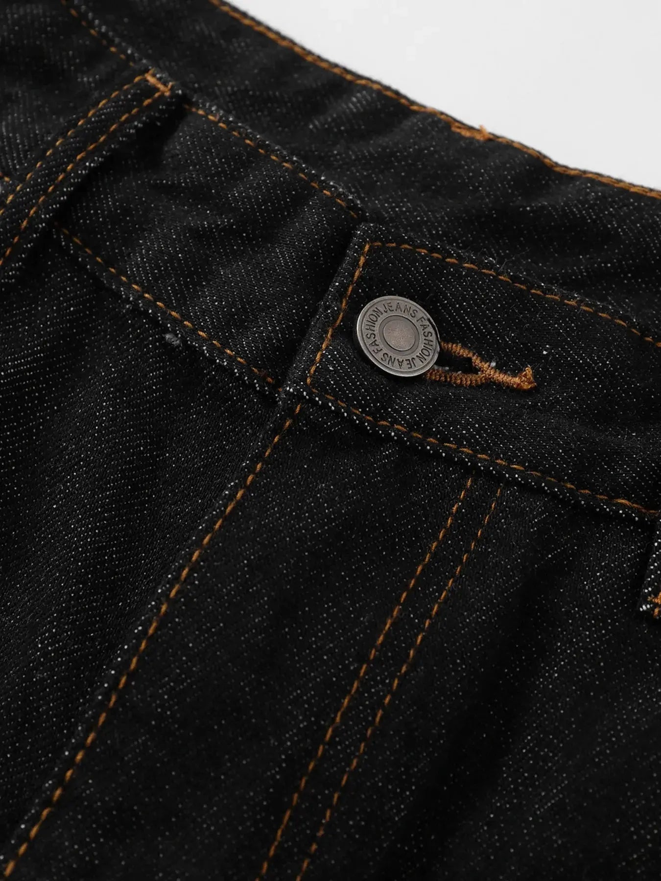 Men's Wide Leg Denim Shorts with Embroidered Pocket Detail - Couture Envy